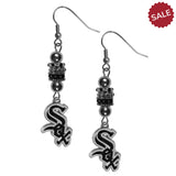 Chicago White Sox Earrings Fish Hook Post Euro Style - Team Fan Cave