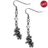 Chicago White Sox Earrings Fish Hook Post Style - Team Fan Cave