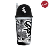 Chicago White Sox Helmet Cup 32oz Plastic with Straw-0