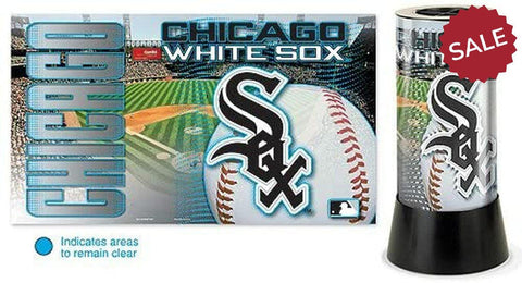 Chicago White Sox Lamp Rotating Desk Style - Team Fan Cave