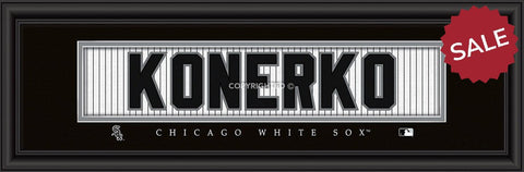 Chicago White Sox Paul Konerko Print - Signature 8"x24" - Team Fan Cave