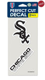 Chicago White Sox Set of 2 Die Cut Decals - Team Fan Cave