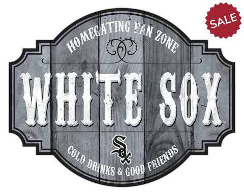 Chicago White Sox Sign Wood 12 Inch Homegating Tavern - Special Order