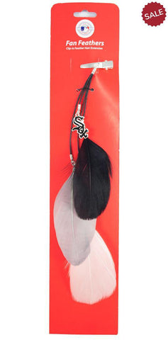 Chicago White Sox Team Color Feather Hair Clip - Team Fan Cave