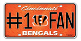 Cincinnati Bengals License Plate #1 Fan