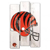 Cincinnati Bengals Sign 11x17 Wood Fence Style - Special Order-0