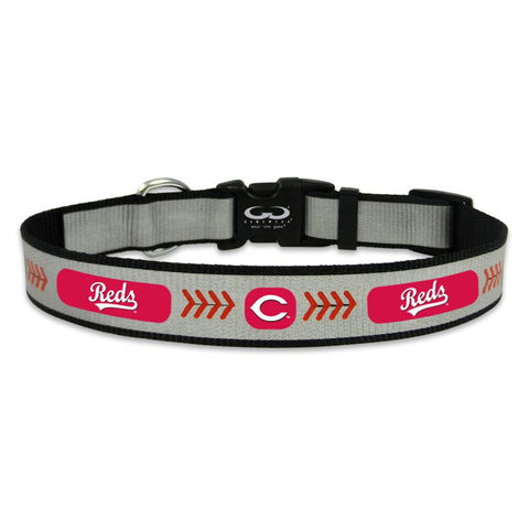 Cincinnati Reds Reflective Large Baseball Collar - Team Fan Cave