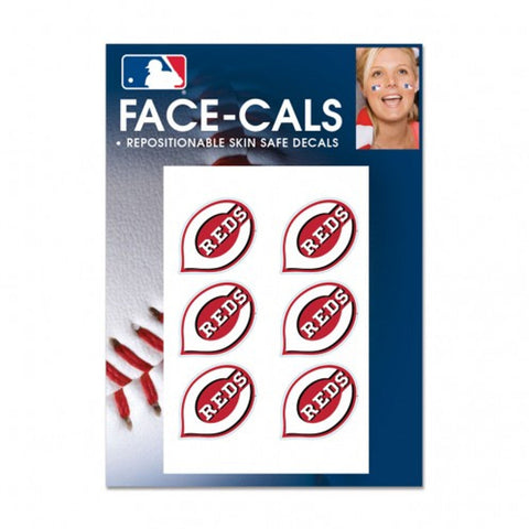 Cincinnati Reds Tattoo Face Cals Special Order-0