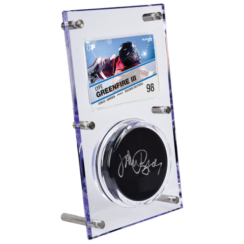 Clear Puck & Card Flip Display 35pt - Special Order-0