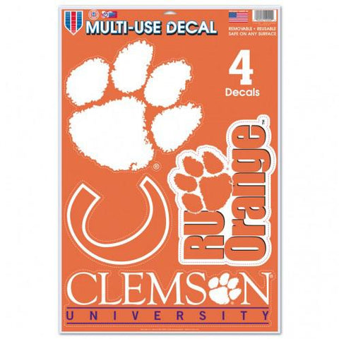 Clemson Tigers Decal 11x17 Ultra - Team Fan Cave