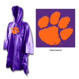 Clemson Tigers Rain Poncho - Team Fan Cave