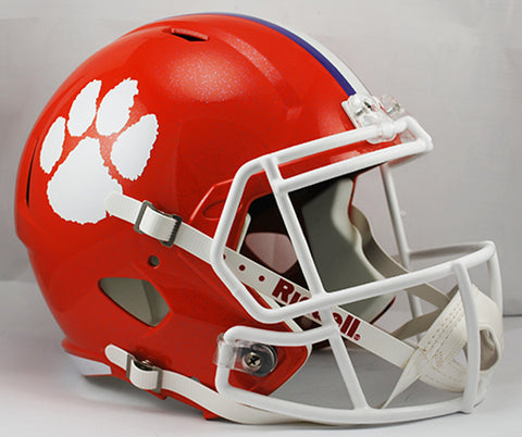 Clemson Tigers Deluxe Replica Speed Helmet-0