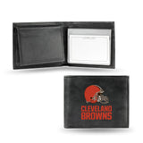 Cleveland Browns Embroidered Leather Billfold