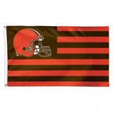 Cleveland Browns Flag 3x5 Deluxe Americana Design - Special Order