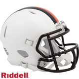 Cleveland Browns Helmet Riddell Replica Mini Speed Style On-Field Alternate 2023 White Out-0