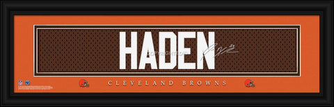 Cleveland Browns Print 8x24 Signature Style Joe Haden - Team Fan Cave