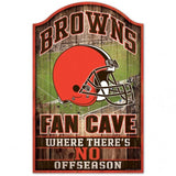 Cleveland Browns Sign 11x17 Wood Fan Cave Design-0