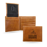 Cleveland Browns Wallet Billfold Laser Engraved