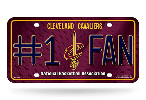 Cleveland Cavaliers License Plate #1 Fan C Logo - Team Fan Cave