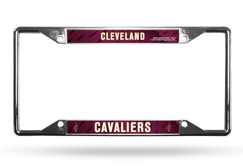 Cleveland Cavaliers License Plate Frame Chrome EZ View - Team Fan Cave