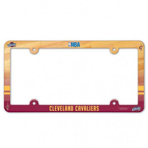 Cleveland Cavaliers Plastic Full Color License Plate Frame - Team Fan Cave