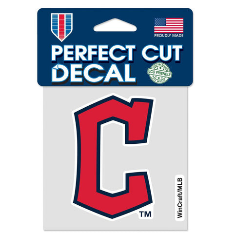 Cleveland Guardians Decal 4x4 Perfect Cut Color-0