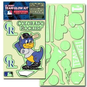 Colorado Rockies Decal Lil Buddy Glow in the Dark Kit - Team Fan Cave