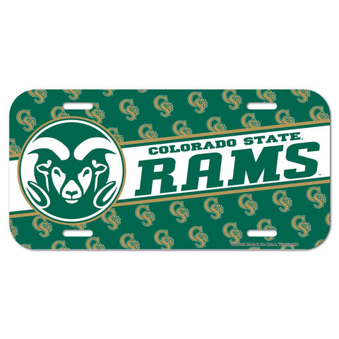 Colorado State Rams License Plate - Team Fan Cave