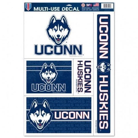 Connecticut Huskies Decal 11x17 Ultra