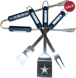 Dallas Cowboys BBQ Utensil Set 4 Piece