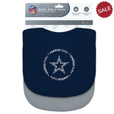 Dallas Cowboys Baby Bib 2 Pack-0