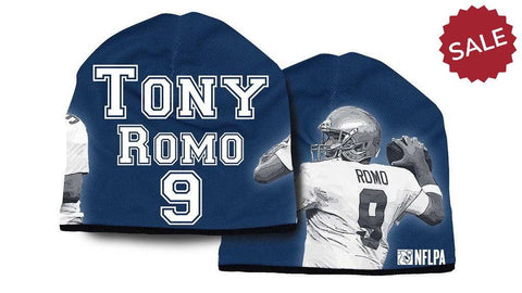 Dallas Cowboys Beanie Heavyweight Tony Romo Design - Team Fan Cave