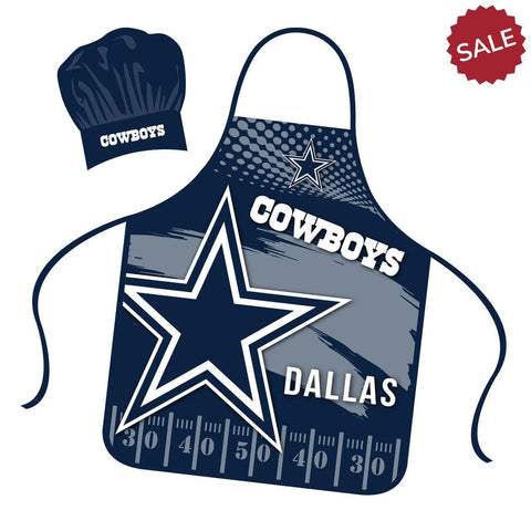 Dallas Cowboys Chef Hat and Apron Set