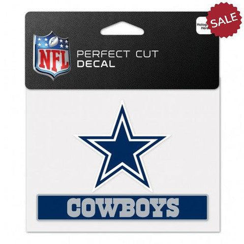 Dallas Cowboys Decal 4.5x5.75 Perfect Cut Color