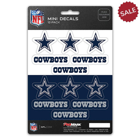 Dallas Cowboys Decal Set Mini 12 Pack