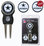 Dallas Cowboys Golf Divot Tool with 3 Markers