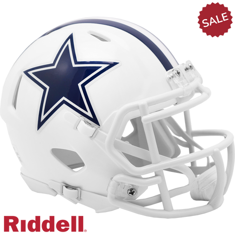 Dallas Cowboys Helmet Riddell Replica Mini Speed Style On-Field Alternate-0