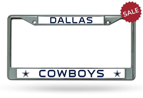 Dallas Cowboys License Plate Frame Chrome