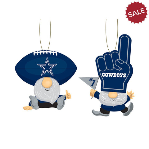 Dallas Cowboys Ornament Gnome Fan 2 Pack-0