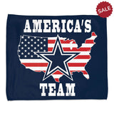 Dallas Cowboys Towel 15x18 Rally Style Full Color Style-0