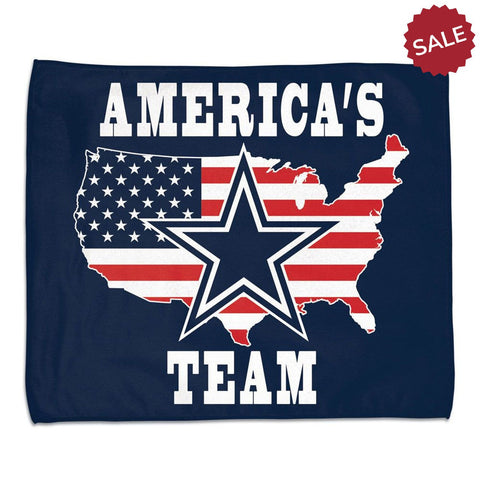 Dallas Cowboys Towel 15x18 Rally Style Full Color Style-0