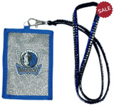 Dallas Mavericks Wallet Beaded Lanyard Style - Team Fan Cave