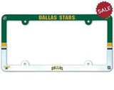 Dallas Stars License Plate Frame - Full Color - Team Fan Cave