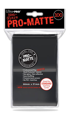 Deck Protectors - Pro-Matte Black (100 per pack)