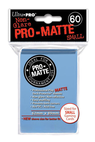 Deck Protectors - Pro Matte - Small Size - Light Blue (One Pack of 60)