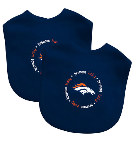 Denver Broncos Baby Bib 2 Pack-0