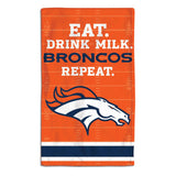 Denver Broncos Baby Burp Cloth 10x17 - Team Fan Cave