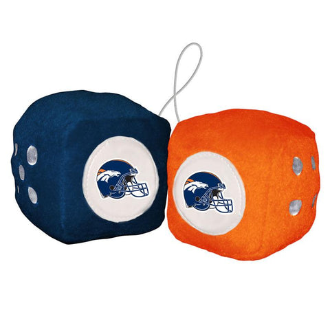 Denver Broncos Fuzzy Dice - Team Fan Cave