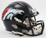 Denver Broncos Helmet Riddell Replica Mini Speed Style 1997-2023 Throwback-0