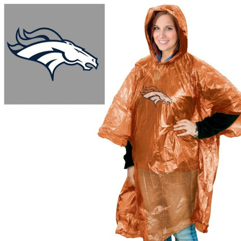 Denver Broncos Rain Poncho-0